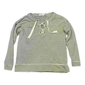 Vineyard Vines Lace Up Pullover with Gold Detail, XS
